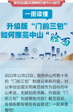 一圖讀懂 | 升級版“門前三包”如何擦亮中山“臉面”？